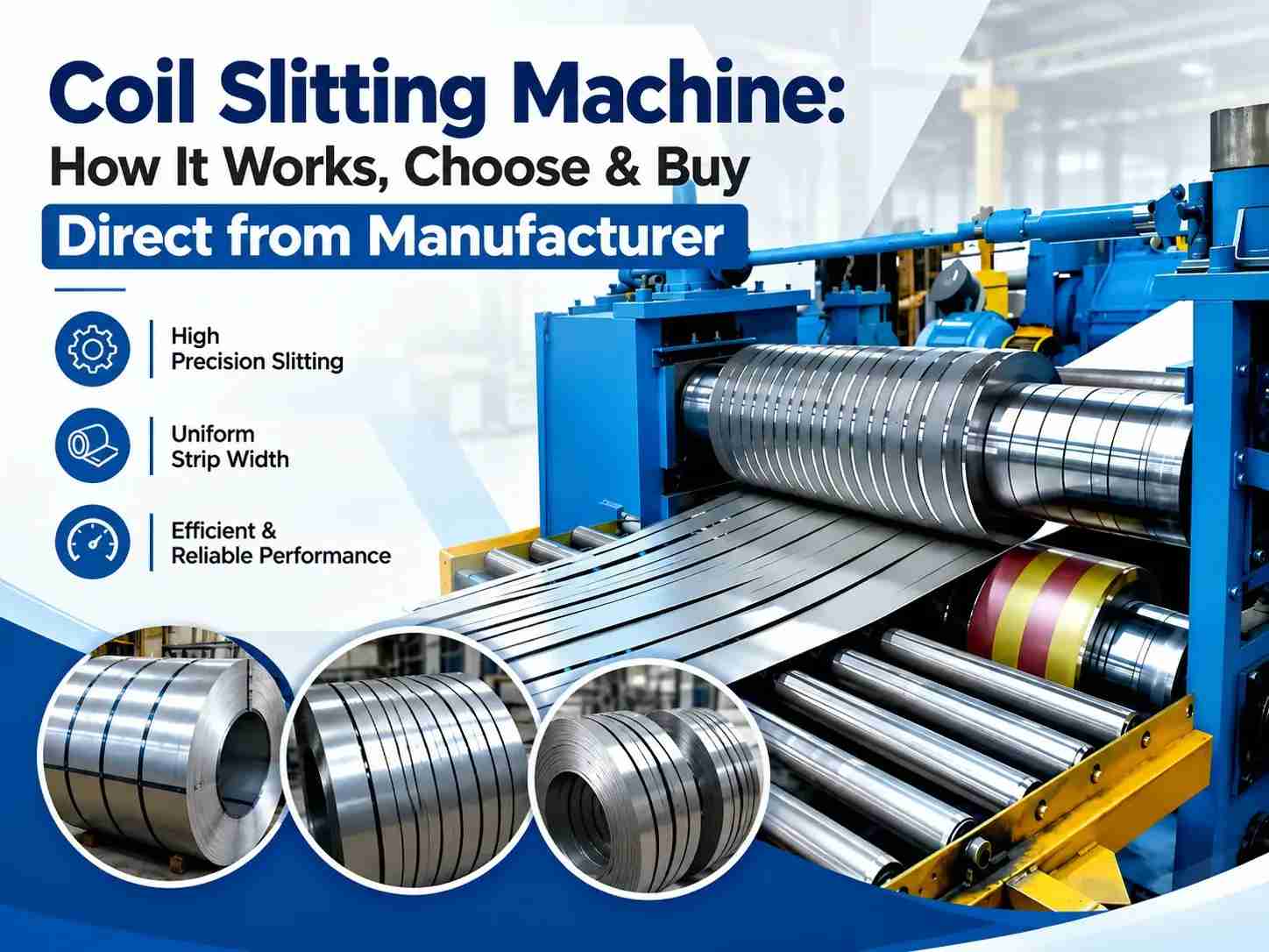 Coil Slitting Machine: How It Works, Choose & Buy Direct from Manufacturer - Rajpoot Machines